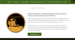 Desktop Screenshot of globalfilmstudio.com